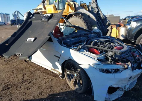 2017 BMW M4 from USA, damaged, VIN WBS3R9C34HA014091